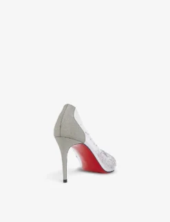 Christian Louboutin Degrastrass 85 PVC Courts -Manolo Blahnik Store R03855597 VERSSILVERLIN ALT04