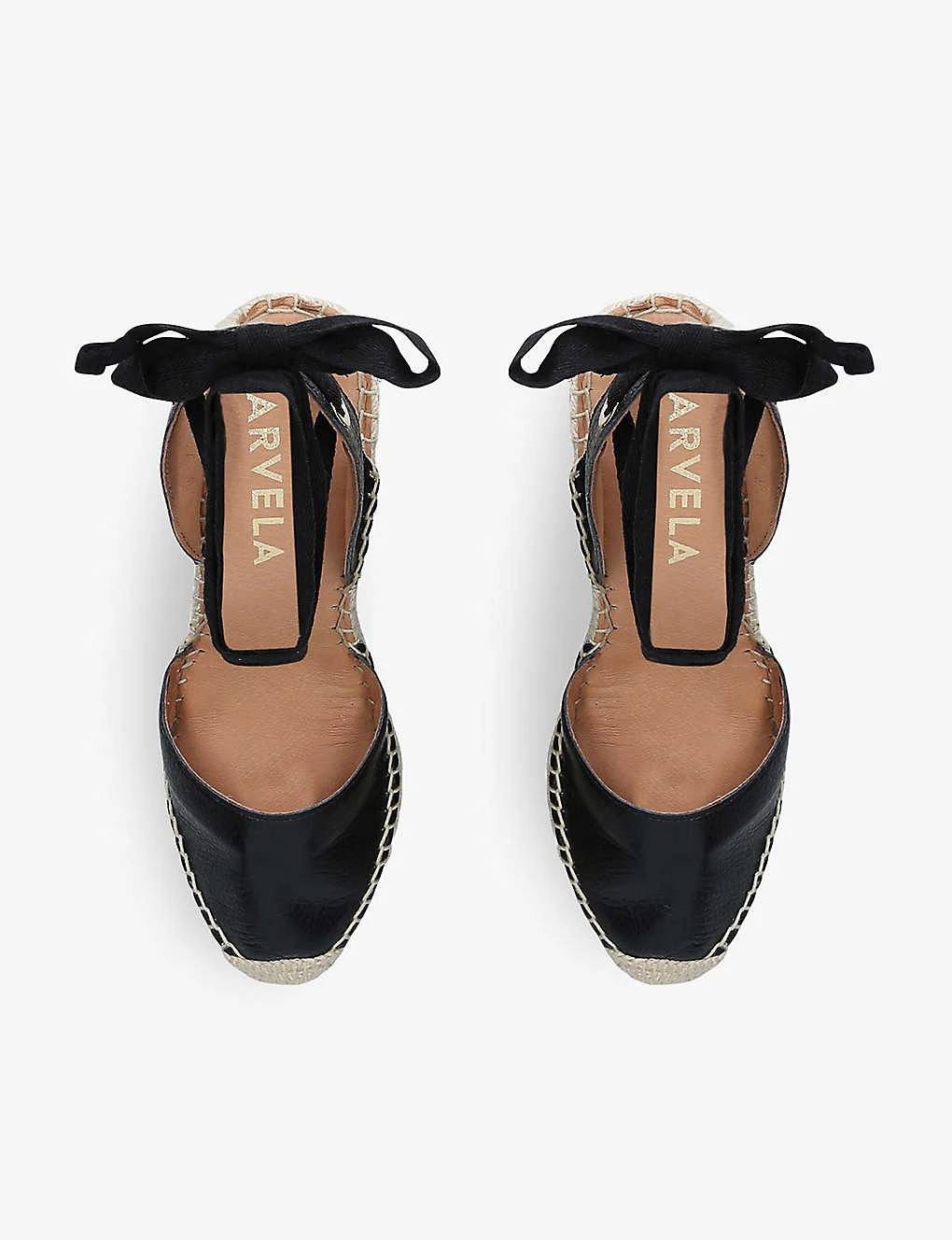 Spritz Tie Closed-toe Leather Wedge Espadrilles 2 Spritz Tie Closed-toe Leather Wedge Espadrilles - Image 2
