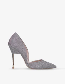 Kurt Geiger London Bond Textured Glittered Courts