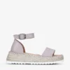 Chase Espadrille Flatform Leather Sandals