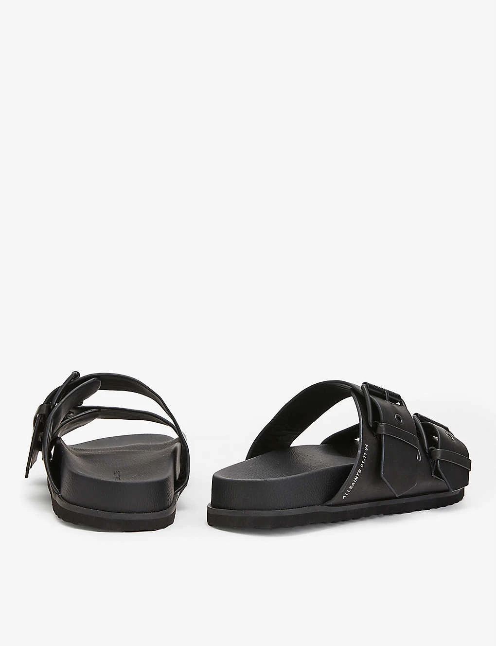 AllSaints Sian Double-strap Leather Sandals 4 AllSaints Sian Double-strap Leather Sandals - Image 4