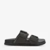 AllSaints Sian Double-strap Leather Sandals