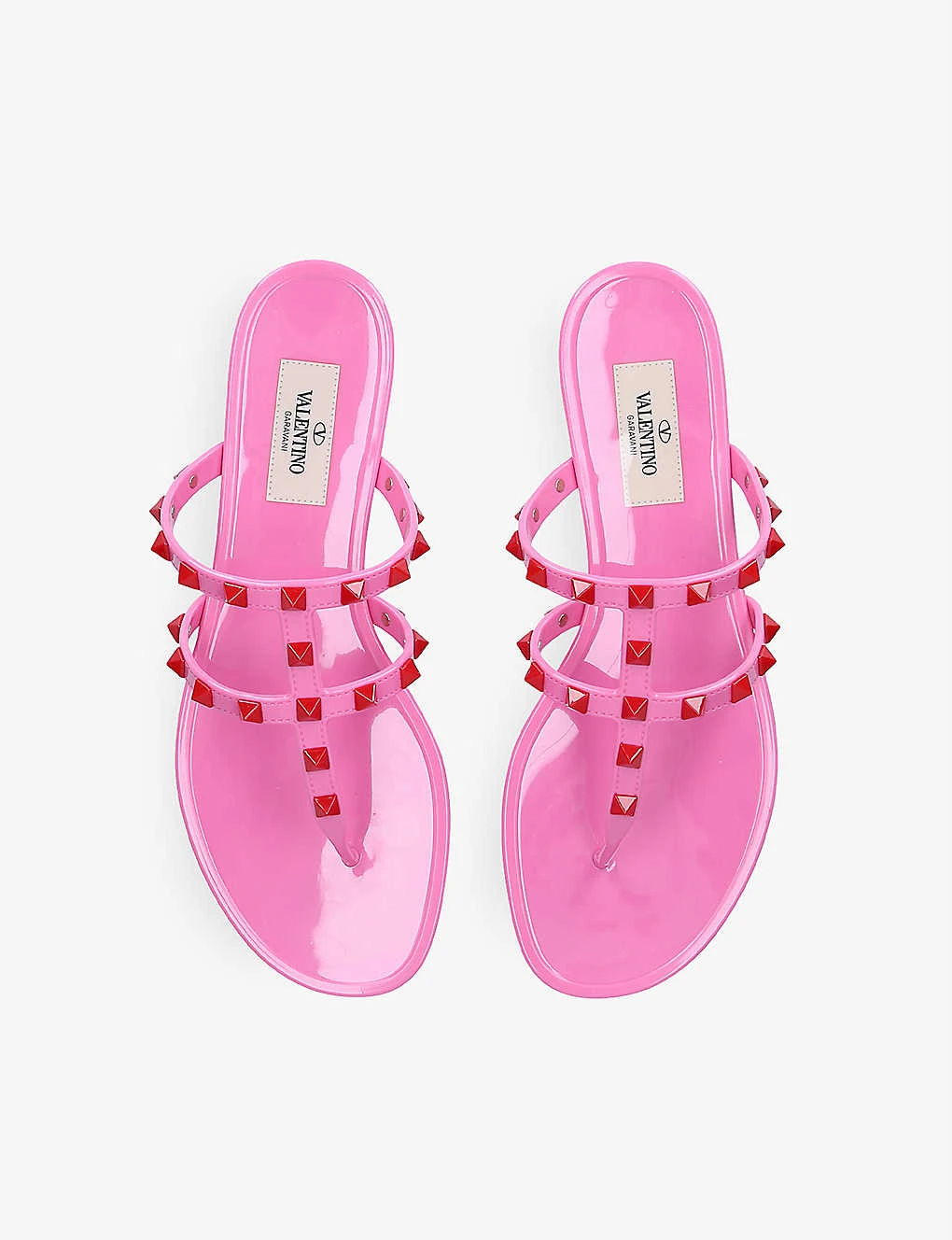 Valentino Garavani Rockstud PVC Gladiator Sandals 2 Valentino Garavani Rockstud PVC Gladiator Sandals - Image 2