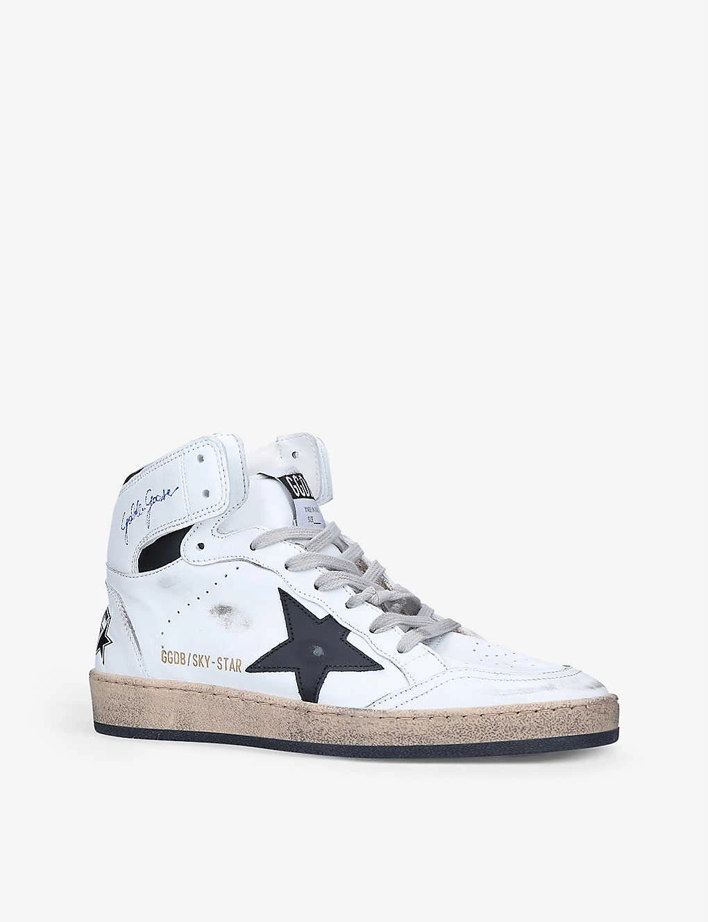 Golden Goose Women's Sky Star 10283 Leather High-top Trainers 3 Golden Goose Women's Sky Star 10283 Leather High-top Trainers - Image 3