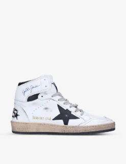 Golden Goose Women's Sky Star 10283 Leather High-top Trainers