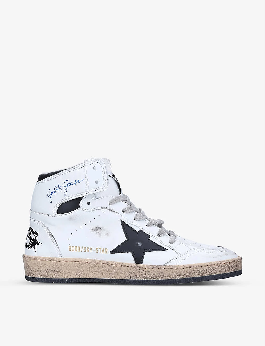 Golden Goose Women's Sky Star 10283 Leather High-top Trainers 1 Golden Goose Women's Sky Star 10283 Leather High-top Trainers
