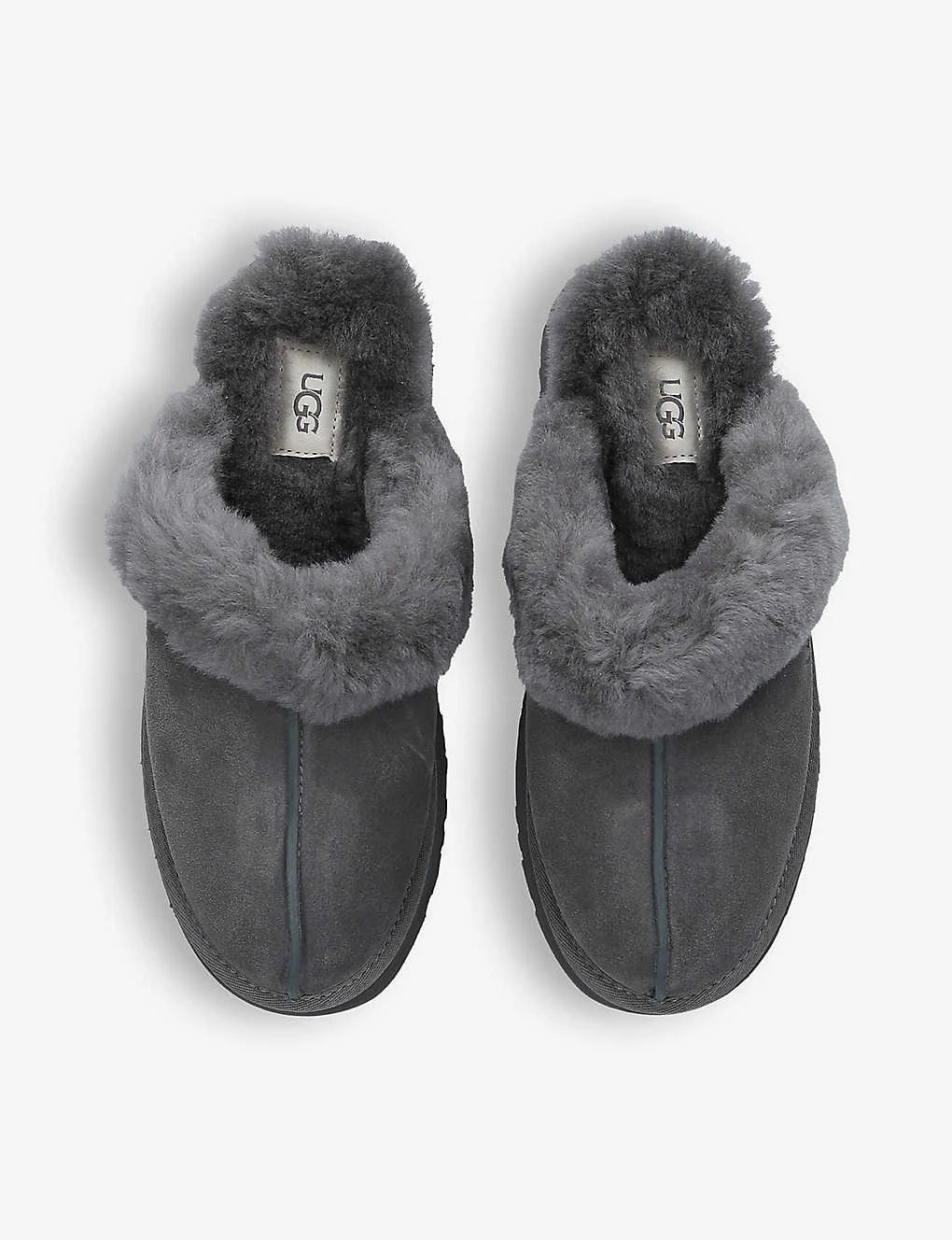 Ugg Disquette Shearling-lined Suede Slippers 2 Ugg Disquette Shearling-lined Suede Slippers - Image 2