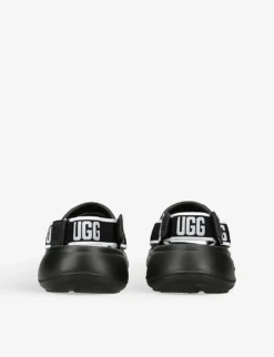 Ugg Sport Yeah Logo-strap Rubber Sliders -Manolo Blahnik Store R03902020 BLACK ALT03