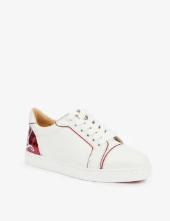 Christian Louboutin Fun Vieria Leather Trainers 9 Christian Louboutin Fun Vieria Leather Trainers -Manolo Blahnik Store R03902525 BIANCOLOUBI ALT03