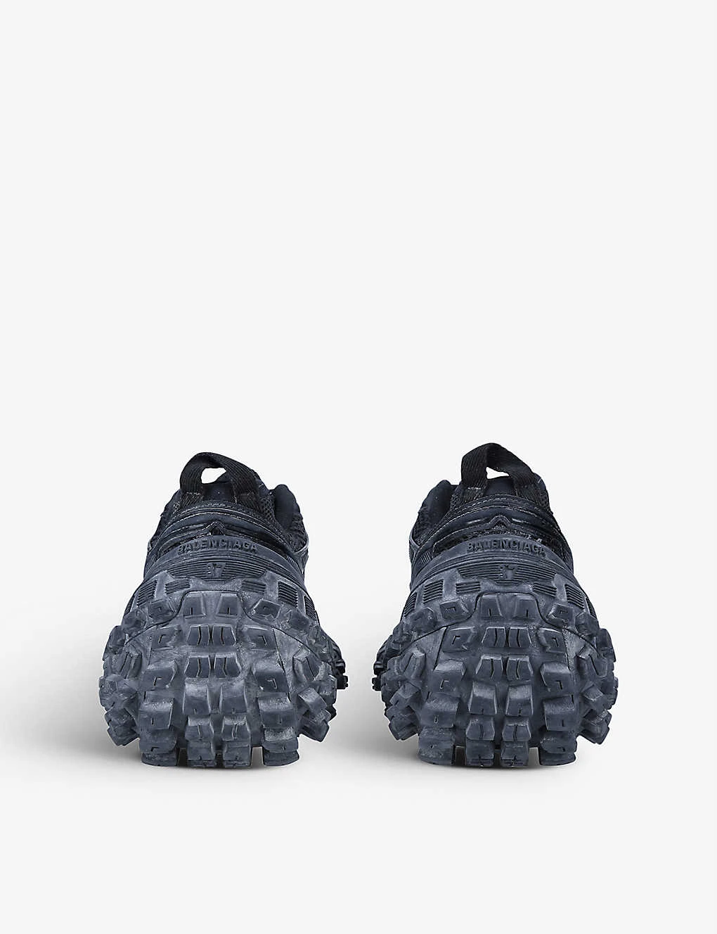 Balenciaga Men's Defender Tire-sole Mesh And Shell Low-top Leather Trainers 4 Balenciaga Men's Defender Tire-sole Mesh And Shell Low-top Leather Trainers - Image 4