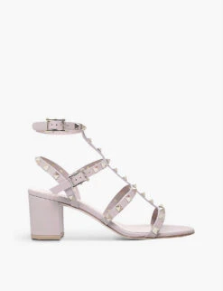 Valentino Garavani Rockstud Open-toe Leather Heeled Sandals