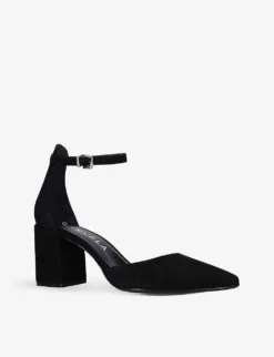 Duet Pointed-toe Suede Heels -Manolo Blahnik Store R03928887 BLACK ALT02