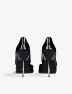 Kurt Geiger London Bond Patent-leather Courts -Manolo Blahnik Store R03929492 BLACK ALT03