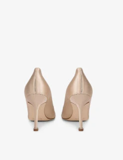 Manolo Blahnik Hangisi 90 Crystal-embellished Satin Courts -Manolo Blahnik Store R03936369 BLUSH ALT03