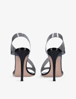 Metropolis Transparent-strap PVC Heeled Sandals -Manolo Blahnik Store R03941275 BLACK ALT03