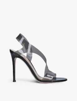 Metropolis Transparent-strap PVC Heeled Sandals