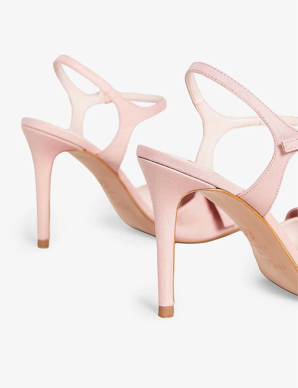 Ted Baker Moire Bow-embellished Satin Heeled Sandals 4 Ted Baker Moire Bow-embellished Satin Heeled Sandals - Image 4