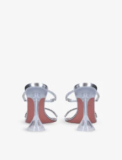 Amina Muaddi Gilda Crystal-embellished Leather Heeled Mules -Manolo Blahnik Store R03945281 OTHER ALT03