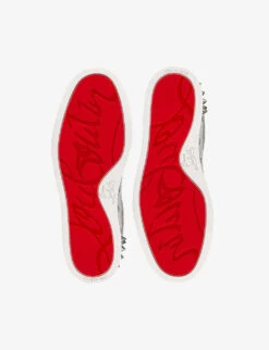 Christian Louboutin Vieira 2 Cotton Trainers -Manolo Blahnik Store R03950442 SILVERSILVER ALT04