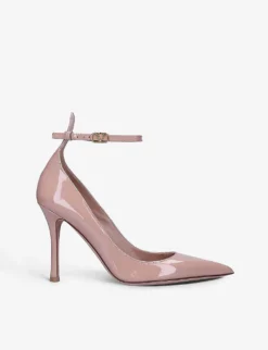 Valentino Garavani Tan Go Patent-leather Courts