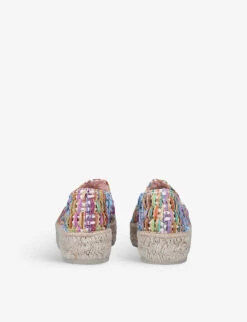 Manebi Acapulco Multi-coloured Double-sole Raffia-jute Espadrilles -Manolo Blahnik Store R03953930 MULTOTHER ALT03
