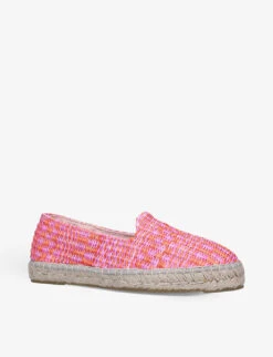 Manebi Yucatan Raffia-jute Slip-on Espadrilles 6 Manebi Yucatan Raffia-jute Slip-on Espadrilles -Manolo Blahnik Store R03953944 PINKCOMB ALT02