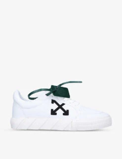 Arrows Logo-appliqué Vulcanised-canvas Low-top Trainers