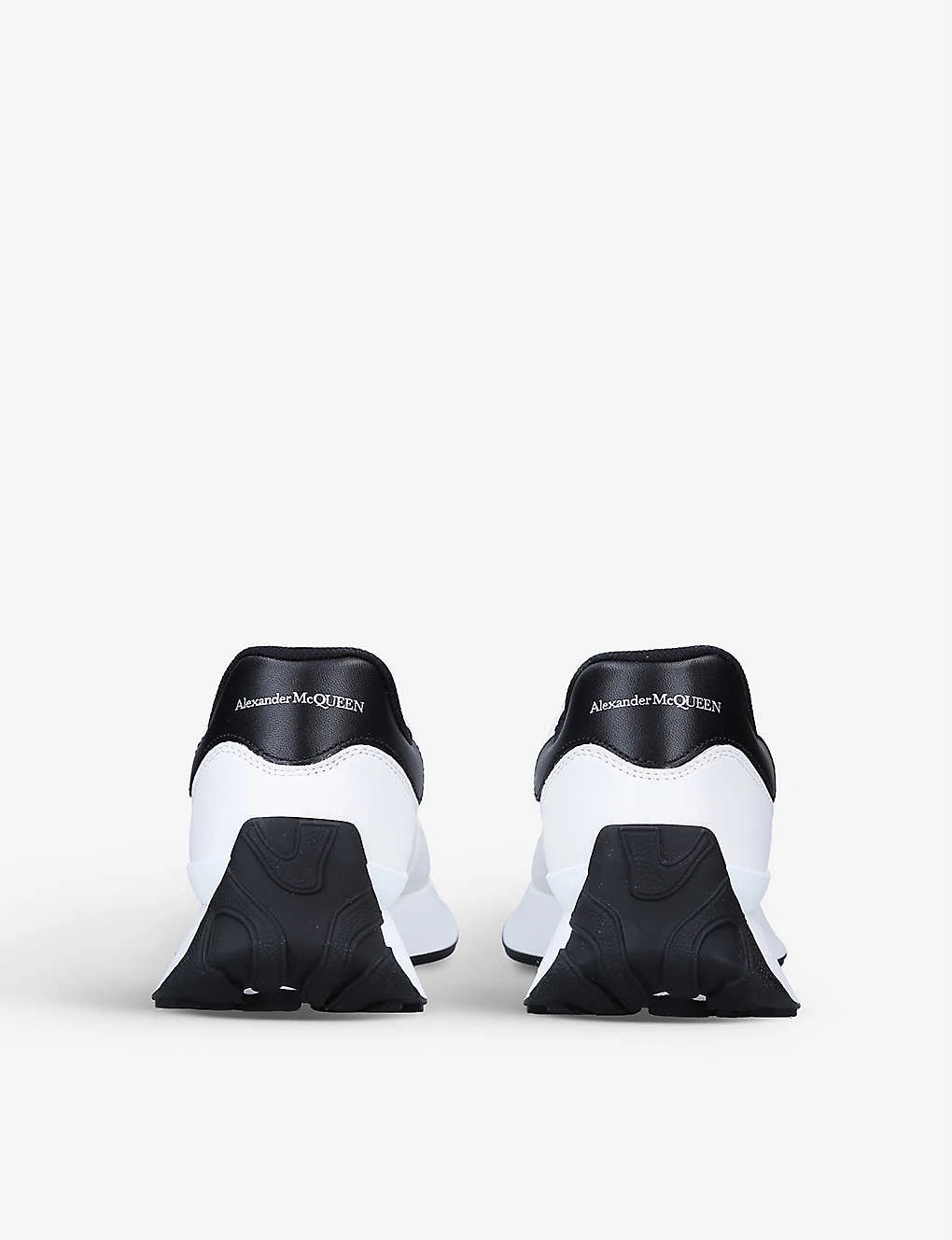 Alexander McQueen Women's Sprint Runner Logo-embossed Leather Low-top Trainers 4 Alexander McQueen Women's Sprint Runner Logo-embossed Leather Low-top Trainers - Image 4