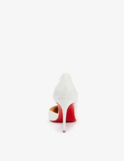Christian Louboutin Iriza 85 Leather Courts -Manolo Blahnik Store R03960191 BIANCO ALT02
