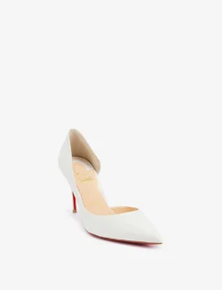 Christian Louboutin Iriza 85 Leather Courts -Manolo Blahnik Store R03960191 BIANCO ALT03