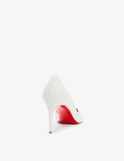 Christian Louboutin Iriza 85 Leather Courts -Manolo Blahnik Store R03960191 BIANCO ALT05