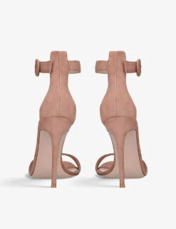 Portofino Open-toe Leather Heeled Sandals -Manolo Blahnik Store R03961318 BLUSH ALT03
