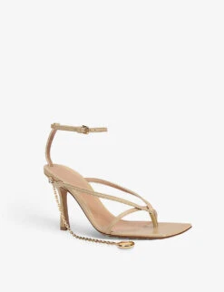 Bottega Veneta Stretch Ankle-strap Leather Heeled Sandals 7 Bottega Veneta Stretch Ankle-strap Leather Heeled Sandals -Manolo Blahnik Store R03964317 BEIGE ALT02