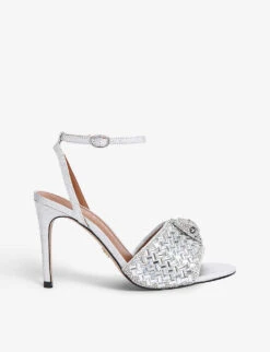 Kurt Geiger London Kensington Heeled Metallic Sandals