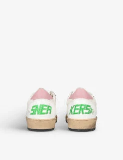 Golden Goose Ball Star 11189 Low-top Leather Trainers -Manolo Blahnik Store R03966743 WHITERED ALT03