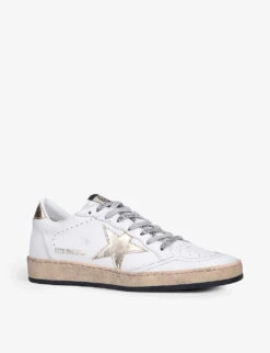 Golden Goose Ballstar 80608 Leather Low-top Trainers -Manolo Blahnik Store R03966746 WHITEOTH ALT02