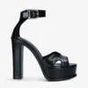 Alexander McQueen Butterfly-strap Leather Platform Sandals