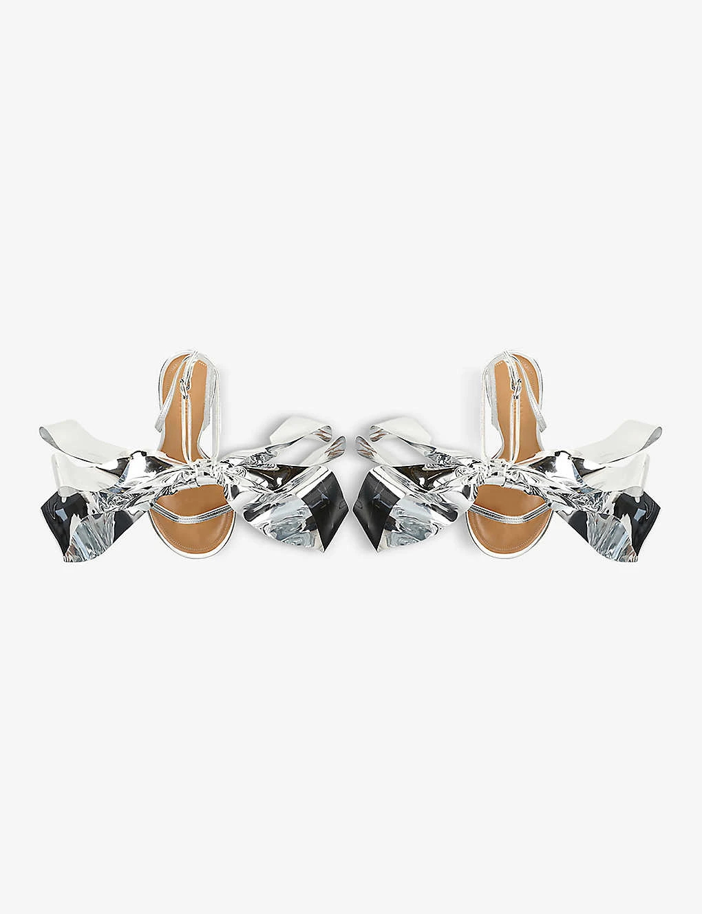 Loewe Bow-embellished Leather Heeled Sandals 2 Loewe Bow-embellished Leather Heeled Sandals - Image 2