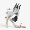Loewe Bow-embellished Leather Heeled Sandals