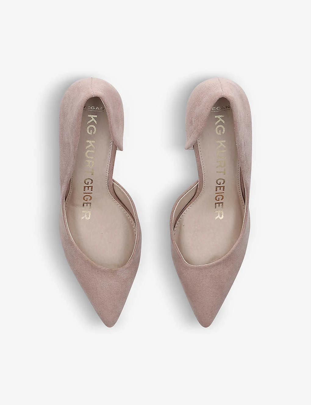 KG Kurt Geiger Alyssa 2 Pointed-toe Faux-suede Court Shoes 2 KG Kurt Geiger Alyssa 2 Pointed-toe Faux-suede Court Shoes - Image 2