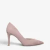 KG Kurt Geiger Alyssa 2 Pointed-toe Faux-suede Court Shoes