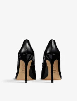 Monroe Pointed-toe Patent-leather Court Shoes -Manolo Blahnik Store R03991361 BLABLACK ALT03