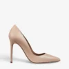 Monroe Pointed-toe Leather Court Shoes