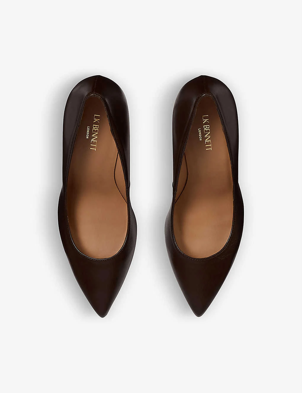 Floret Pointed-toe Leather Courts 2 Floret Pointed-toe Leather Courts - Image 2