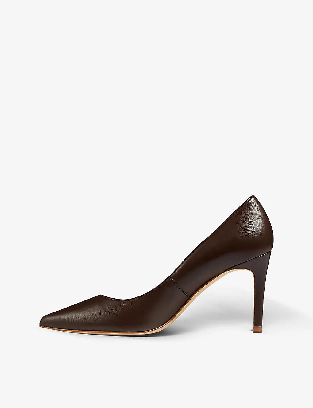 Floret Pointed-toe Leather Courts 3 Floret Pointed-toe Leather Courts - Image 3