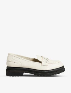 Ted Baker Razza Chunky-soled Whipstitch Leather Loafers