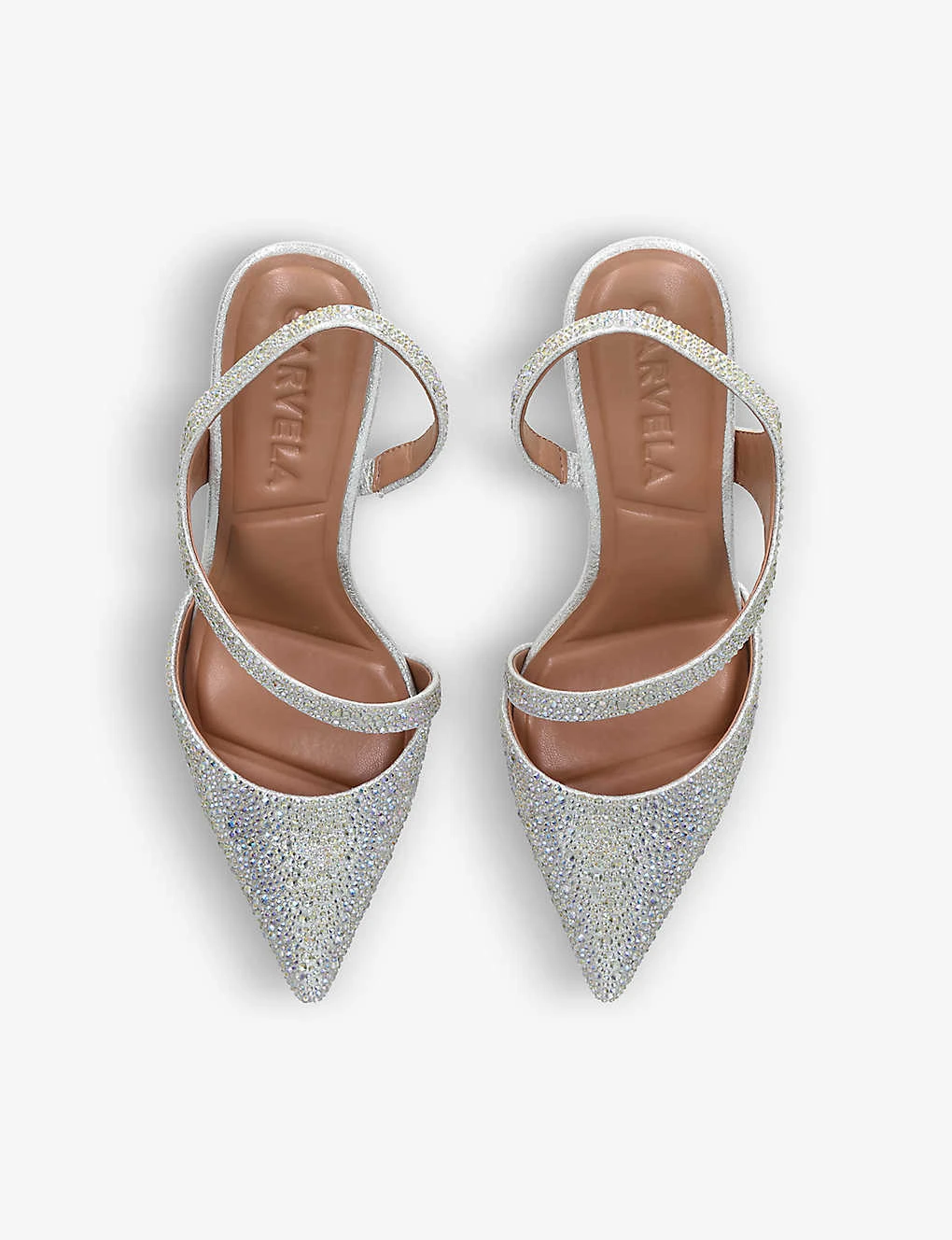 Carvela Symmetry Crystal-embellished Heeled Courts 2 Carvela Symmetry Crystal-embellished Heeled Courts - Image 2