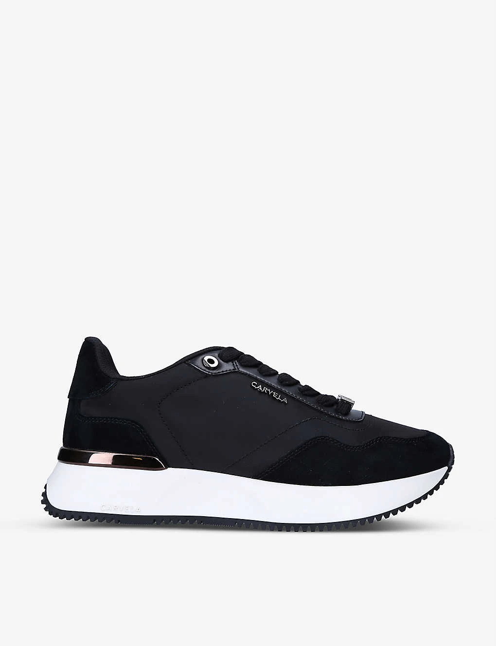 Carvela Flare Chunky-soled Mesh And Suede Low-top Trainers 1 Carvela Flare Chunky-soled Mesh And Suede Low-top Trainers