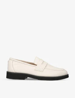 Carvela Reaction Crystal-embellished Leather Loafers