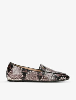 Carvela Loyal Quilted C-stud Leather Slip-on Loafers